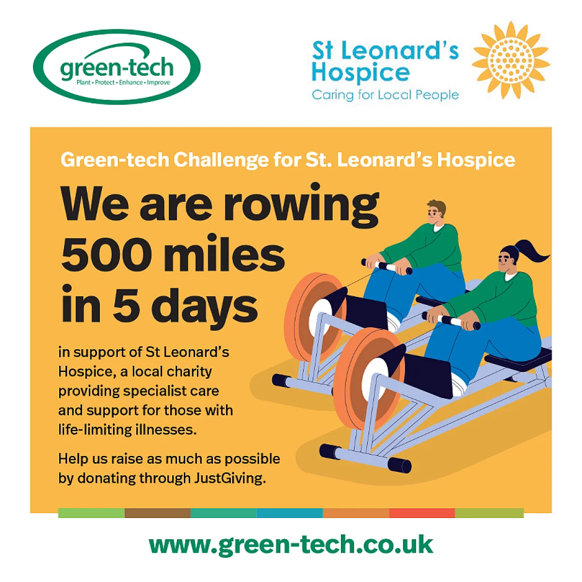 Making a Splash! Green-tech to Row 500 Miles in 5 Days for St Leonard’s Hospice
