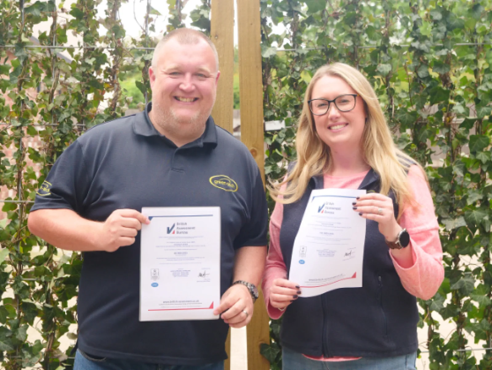 Green-tech has been awarded ISO 9001:2015 and ISO 14001:2015 status.