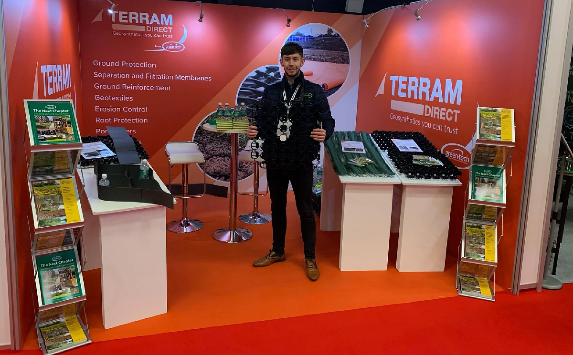 Green-tech launch Terram Bodpave 40 at BTME 2022