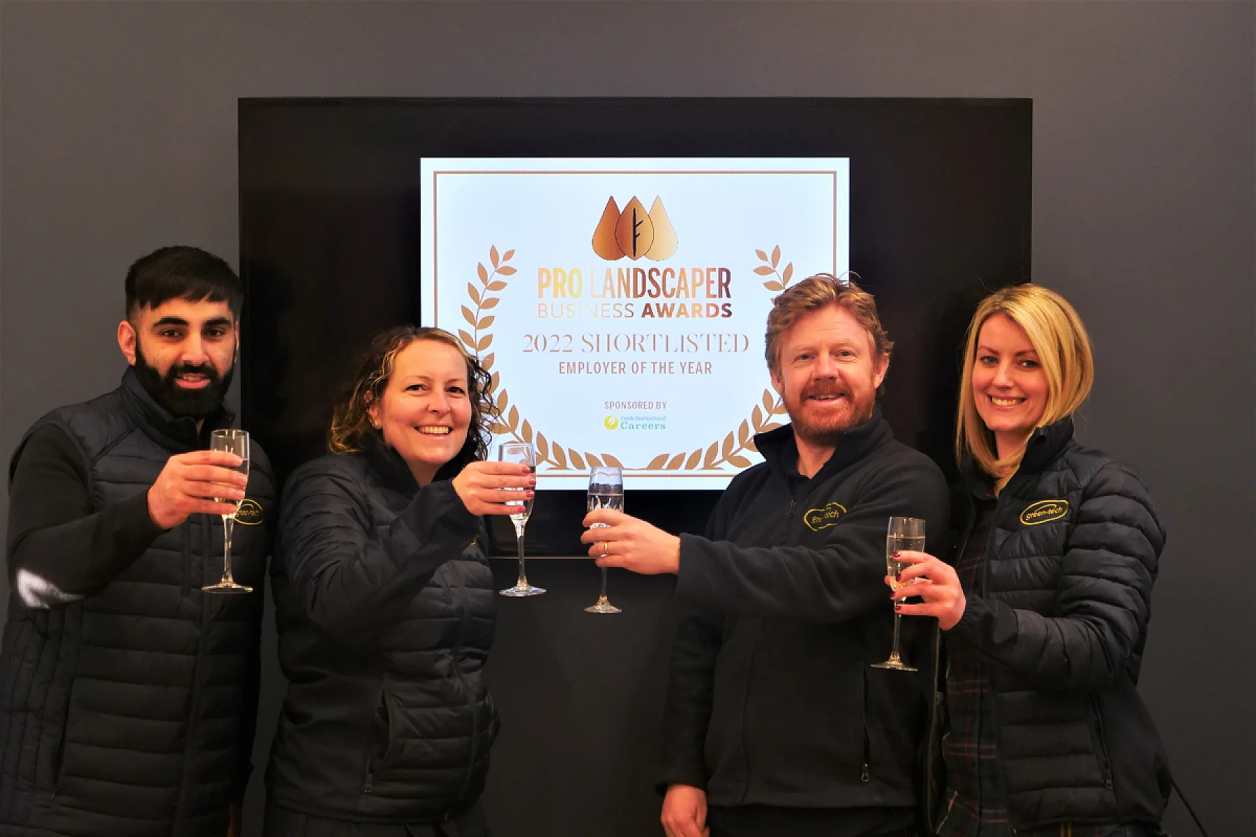 Green-tech shortlisted in the Employer of the Year Category 2022 ProLandscaper Business Award
